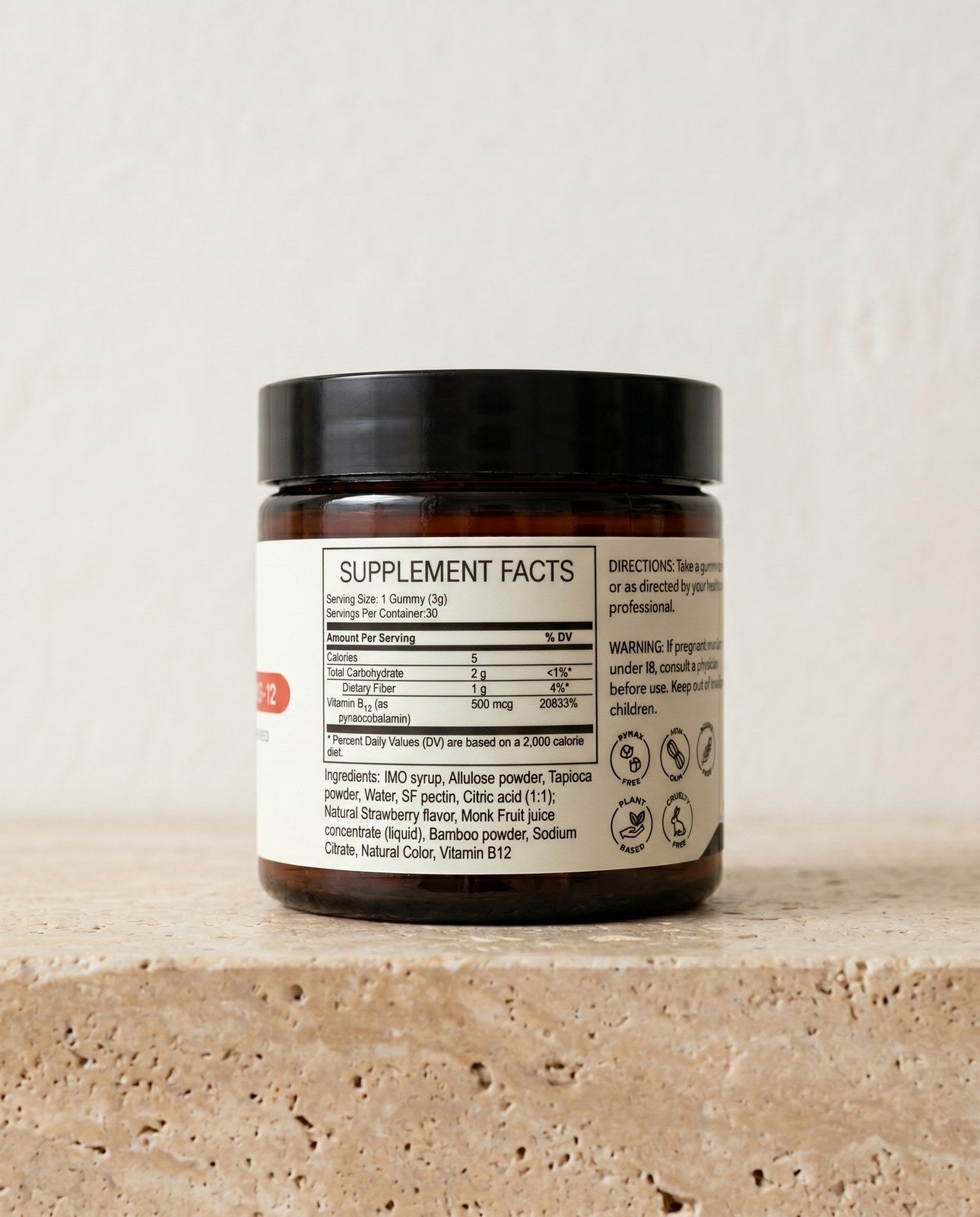 On Call Vitamin B-12 — supplement facts
